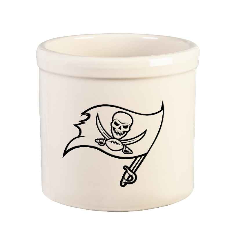 NFL Team Logo Stoneware Crock - Tampa Bay Buccaneers
